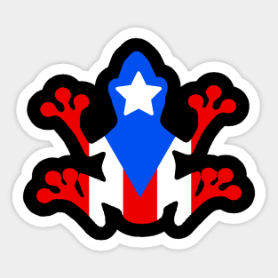 Puerto Rico Coqui Alt Sticker